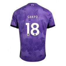 Liverpool Cody Gakpo #18 Tredjedrakt 2023-24 Kortermet